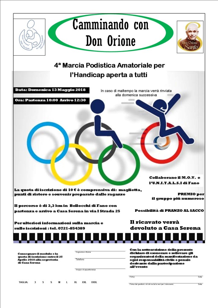 IV Marcia Podistica 13 Maggio 2018