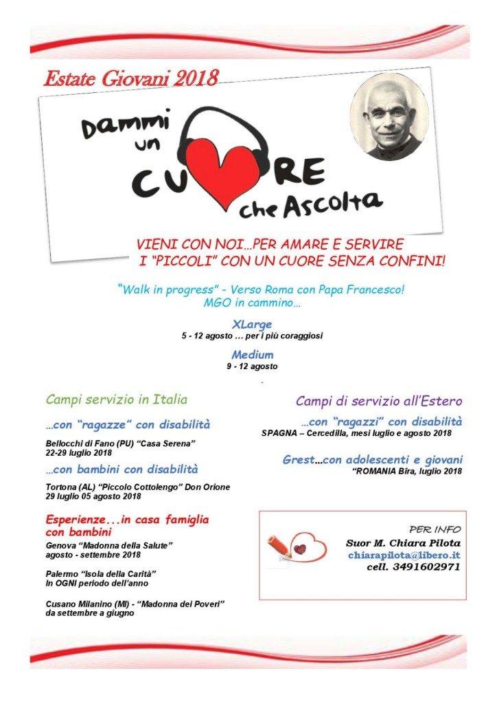 Estate Giovani 2018